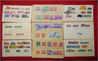 Collection of Old US Postal Stamps