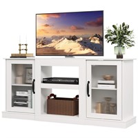 WLIVE Retro TV Stand for 65 inch TV  TV Console