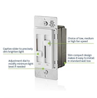 2X $30.37 Leviton SureSlide DualDimmer Control Az3