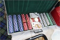 POKER CHIPS AND CARDS