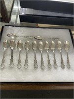 12 Sterling Spoons