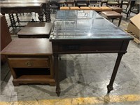 Glass Top Desk,Night Stand,and End Table.