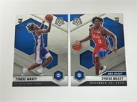 2020 Mosaic Tyrese Maxey Rookie Cards