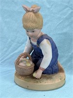 1985 Denim Days Porcelain HOMCO Figurine