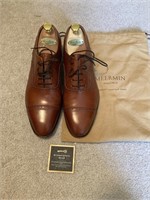 Meermin Leather Cap Toe Oxford Dress Shoes Sz 8.5