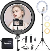 Inkeltech 21inch Ring Light with Tripod and Phone