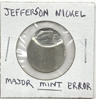 Major Mint Error Jefferson Nickel
