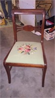 6 needlepoint dining chairs