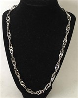 Sterling Silver 925 Twisted style Necklace Chain