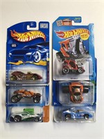 Hot Wheels Lot of 6 Cars NEW in Package
