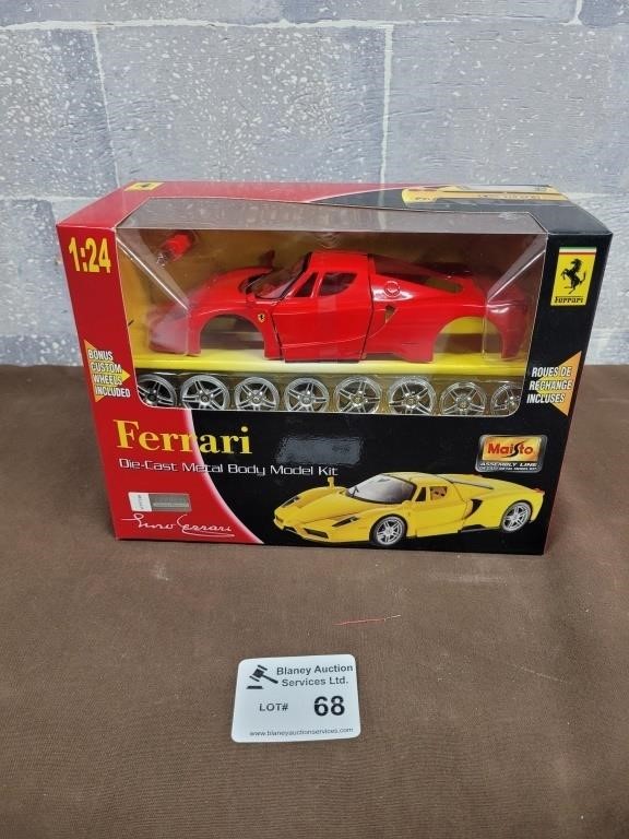 Ferrari 1:24 Maisto die-cast assembly line