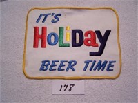 It\'s Holiday Beer Time Patch