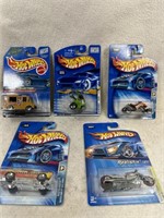 Lot of 5 Brand New Hot Wheels