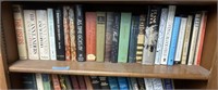 Entire Shelf Of Antique Books