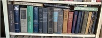 Entire Shelf Of Antique Books