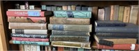 Entire Shelf Of Antique Books