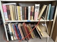 2 Shelves Of Antique Books