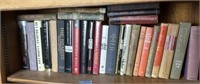 Entire Shelf Of Antique Books