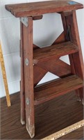 Antique Wooden Step Ladder