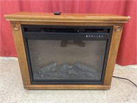 Portable Electric Infrared Heater. 1,500W. Wooden