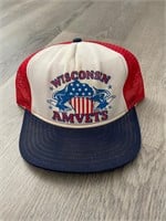 Vintage Wisconsin AmVets Hat