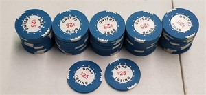 52 Bond Casino Wet Chips