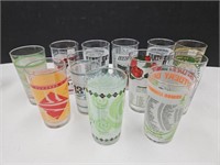 12 Kentucky Derby Glasses