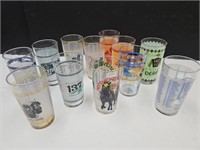 12 Kentucky Derby Glasses