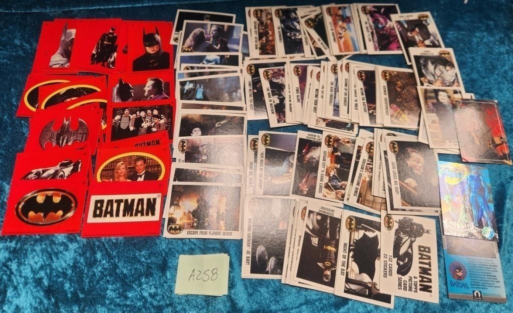 11 - LOT OF COLLECTIBLE BATMAN CARDS (A258)