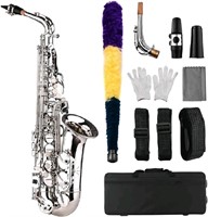 Btuty Saxophone Sax Eb Be Alto E Flat Brass Carved
