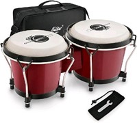 Eastar Bongo Drums 6” and 7” Red