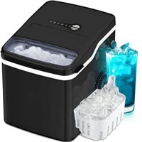 Auseo Portable Ice Maker Countertop  One-Click Ope