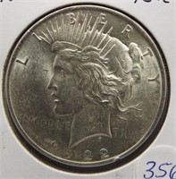 1922 Peace silver dollar. BU.