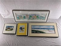 Set of 4 Framed Prints