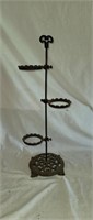Victorian Cast Iron Swing Arm Tiered Plant Stand