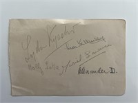 Lydia Kyasht original signature