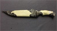 Fixed Decorative Stainless Knife With Sheath