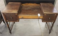 Vintage 3 Drawer Wooden Dressing Table