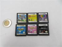 6 jeux pour Nintendo DS dont Super Mario Bros