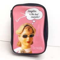 Laughter is the best cosmetic zippered bag