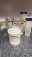 Popcorn canister, storage canisters