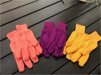 Jersey Garden Gloves Set of 3