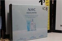 New AHC aqualuronic, cleanser/toner/serum