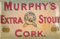Murphy's Extra Stout Cork Tin Sign, 8x12"