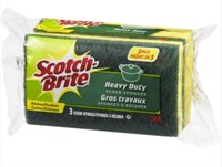 Scotch-Brite Heavy Duty Sponge-3pcs Each- 3pack