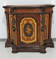 Exceptional 19th Century Marquetry Cabinet