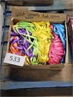 box of asst color lanyards