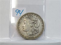 1878 P Silver Morgan Dollar $1 90% First Year