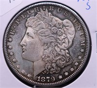 1879 S GEM BU TONER MORGAN DOLLAR