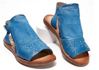 Miz Mooz Leather Ankle-Strap Sandals Size 10.5-11